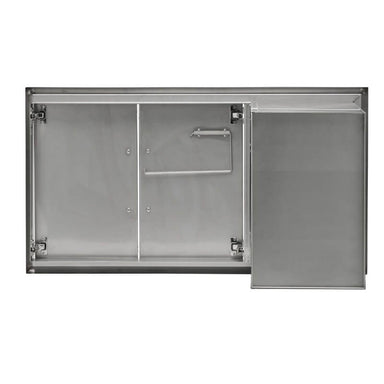 Coyote Double Door & Drawer Combo | Rear View