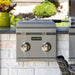 Coyote Built-In Double Side Burner | Installed in Outdoor Kitchen