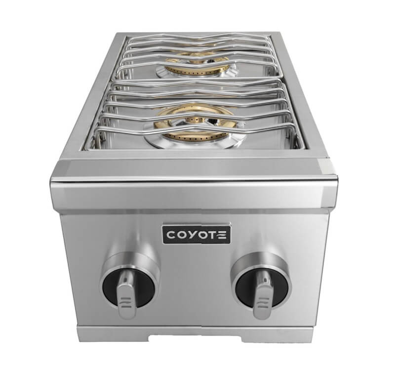 Coyote 12-Inch Built-In Double Side Burner