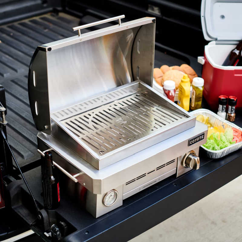 Coyote Portable Grill | Flexible Fuel Size