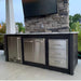 Coyote Dual Pull Out Trash and Recycle Drawer | Shown Installed In Outdoor Kitchen