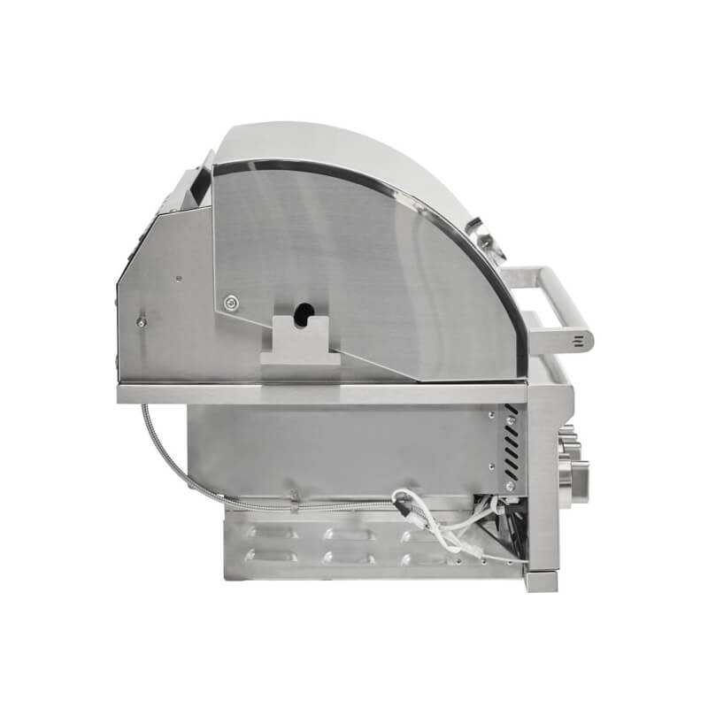 Coyote SL-Series 36-Inch 4-Burner Built-In Gas Grill | Side View