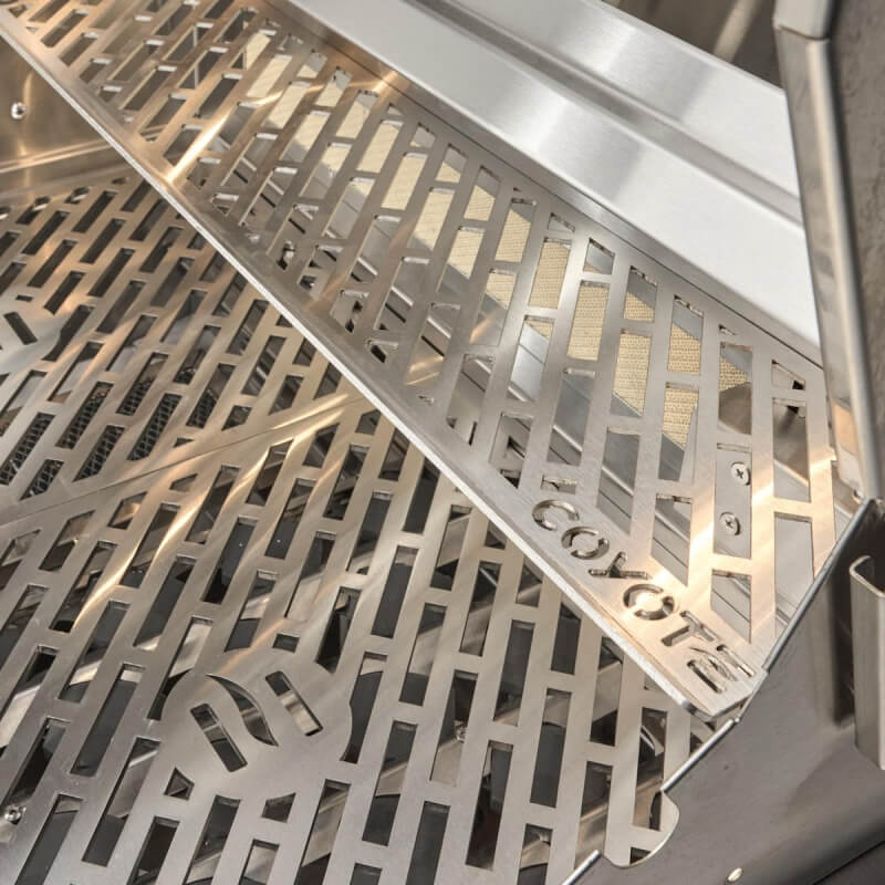 Coyote SL-Series Grill | Laser Cut Warming Rack