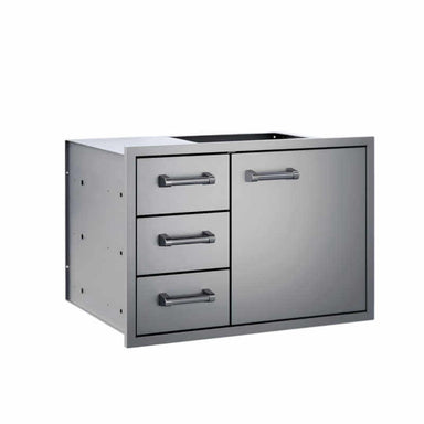 Delta Heat 30-Inch Triple Drawer Door Combo | 304 Stainless Steel