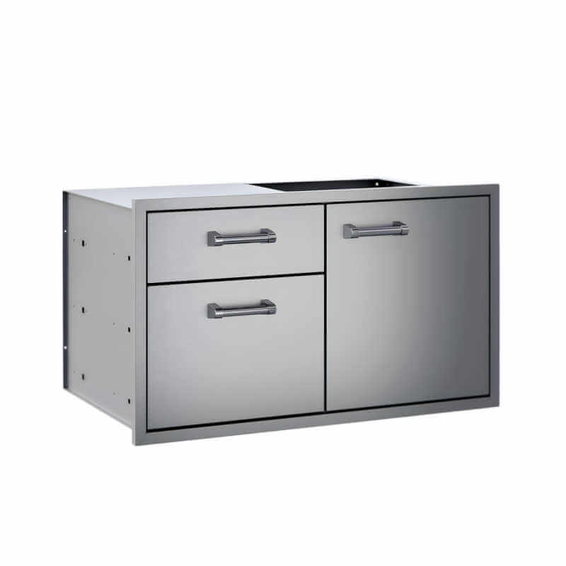 Delta Heat 36-Inch Access Door & Double Drawer Combo | 304 Stainless Steel