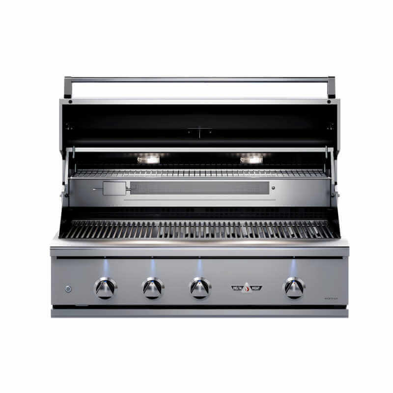 Delta Heat 38-Inch 3-Burner Built-In Gas Grill with Infrared Rotisserie Burner