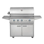 Delta Heat 38-Inch 3-Burner Gas Grill with Sear Zone & Infrared Rotisserie Burner On Cart
