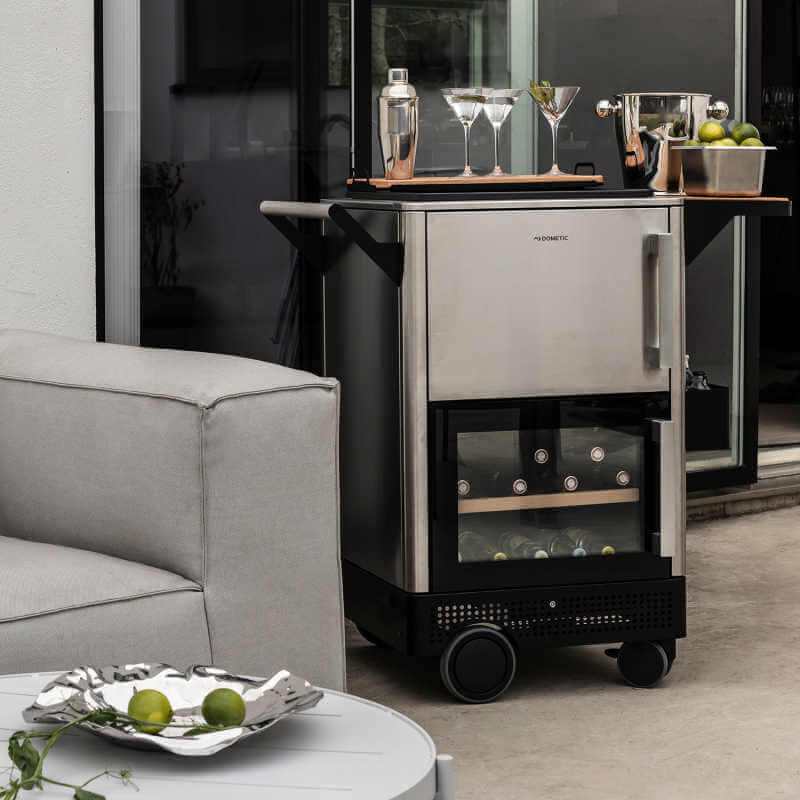 Dometic MoBar 300S Outdoor Mobile Bar | Shown on Patio