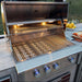 EZ Finish Systems 6 Ft Ready-To-Finish Grill Island | Summerset Alturi 36-Inch 3 Burner Gas Grill | Installed with Gray Porcelain Tile
