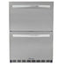 EZ Finish Systems 10 Ft Ready-To-Finish Outdoor Grill Island |Blaze Double Drawer Refrigerator | Front Venting