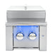 EZ Finish Ready Finish Grill Island | Summerset Alturi Double Side Burner | Stainless Steel Lid