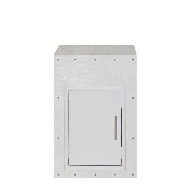 EZ Finish Outdoor Kitchen Systems 24-Inch Ready for Finish Outdoor Kitchen Module w/ Single Access Door