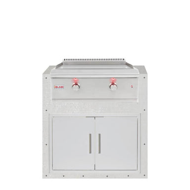 EZ Finish Outdoor Kitchen Systems 36-Inch Module w/ Blaze Premium LTE 30-Inch Griddle & Double Doors