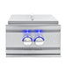 EZ Finish Systems 8 Ft Ready-To-Finish Grill Island | Summerset TRL Series Power Burner | Blue LED Lights on Control Panel