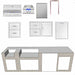 EZ Finish Systems 10 Ft Ready-To-Finish Outdoor Kitchen Island