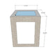 EZ Finish Systems Ready To Finish 30-Inch Outdoor Kitchen Ice Bin & Single Door Cabinet