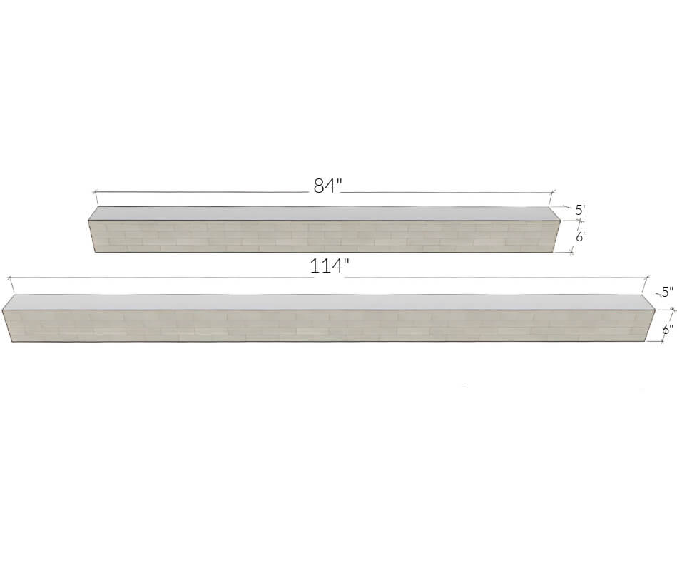 EZ Finish System Ready to Assemble Bolt on Bar Island Foot Rest