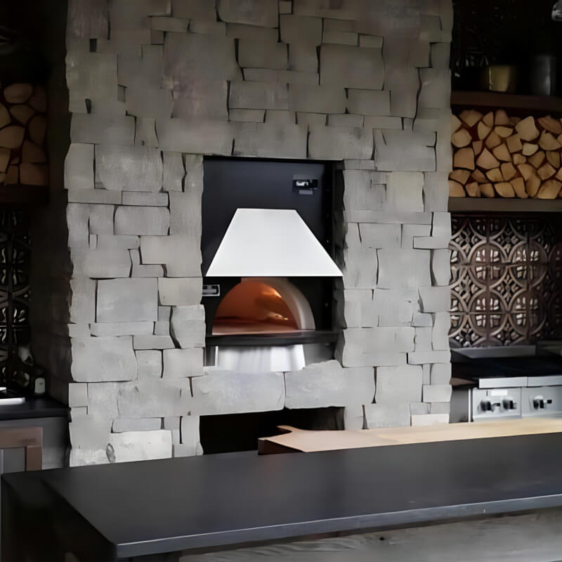 Earthstone Ovens Model 110 Wood Fired Pizza Oven | Shown in Restaurant