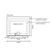 Earthstone Ovens Model 60 Wood Fired Pizza Oven | Installation Top View Diagram