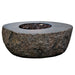 Elementi Boulder Concrete Fire Bowl | Lava Rock Included
