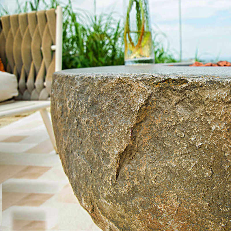 Elementi Boulder Concrete Fire Bowl | GFRC Concrete Contrsuction