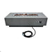 Elementi Granville Rectangular Concrete Fire Table | 10 ft Gas Hose