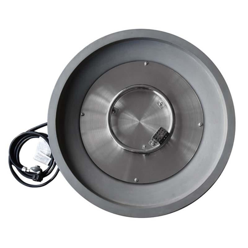 Modeno Nantucket Light Grey GRC Concrete Fire Bowl 40000 BTU Image 7