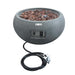 Modeno Newbridge Light Grey GRC Concrete Fire Bowl 40000 BTU Image 4