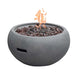 Modeno Newbridge Light Grey GRC Concrete Fire Bowl 40000 BTU Image 1