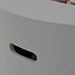 Modeno Tramore Light Grey GRC Concrete Round Fire Table 50000 BTU Image 6