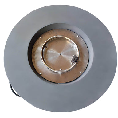 Modeno Tramore Light Grey GRC Concrete Round Fire Table 50000 BTU Image 2