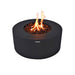 Modeno Venice Slate Black GRC Concrete Round Fire Table 50000 BTU Image 1