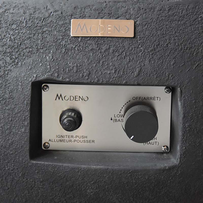 Modeno York Black GRC Concrete Fire Bowl 40000 BTU Image 16