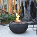 Modeno York Black GRC Concrete Fire Bowl 40000 BTU Image 6