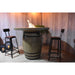 Elementi Lafite Barrel Cast Concrete Fire Table 45000 BTU Image 6