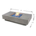Elementi Plus Monte Carlo Light Grey Rectangular GFRC Fire Table 60000 BTU Image 8