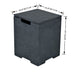 Elementi Plus Square Propane Tank Cover Dimensions