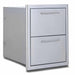 EZ Finish Systems Outdoor Systems Ready To Finish Grill Island - Blaze 16-Inch Stainless Steel Double Access Drawer
