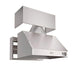 Fire Magic 36-Inch 1200 CFM Stainless Steel Outdoor Vent Hood| Installation Diagram