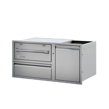 Twin Eagles 42" Warming Drawer Combo | 304 Stainless Steel