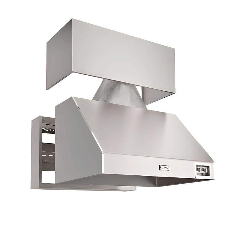 Fire Magic 42 Inch 1200 CFM Stainless Steel Outdoor Vent Hood 42 VH   Fire Magic 42 Inch 1200 CFM Stainless Steel Outdoor Vent Hood Installation Diagram 800x800 