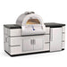 Fire Magic 660 Contemporary Pizza Oven Island in Aspen White