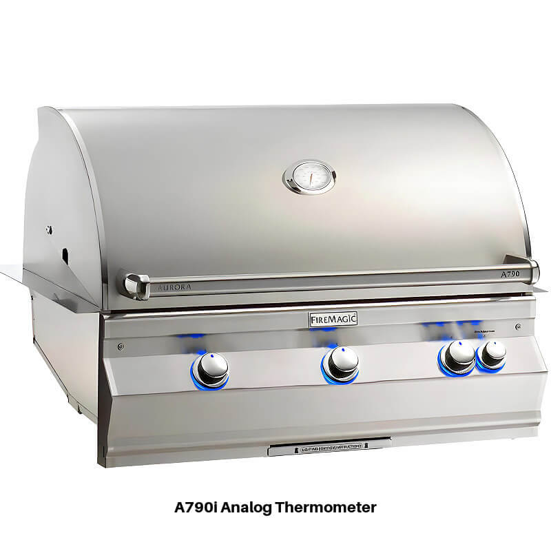 Fire Magic Aurora A790i 36-Inch Built-In Gas Grill With Analog Temp Gauge