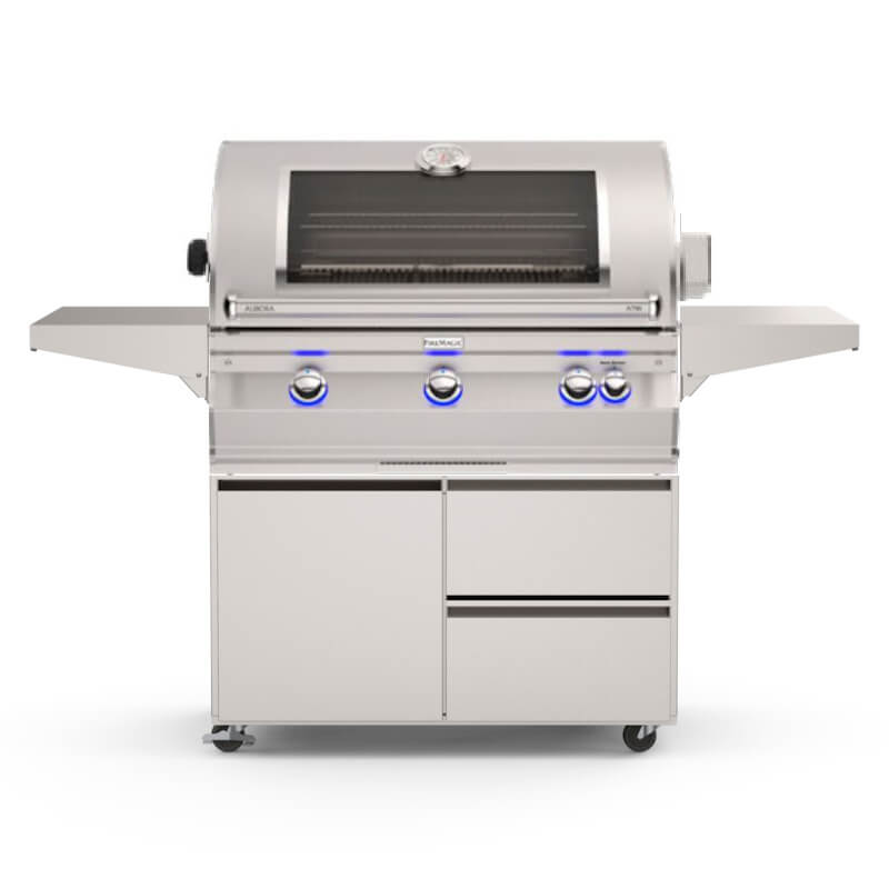 Fire Magic Aurora A790I 36-Inch Freestanding Gas Grill w/ Magic View Window & Rotisserie