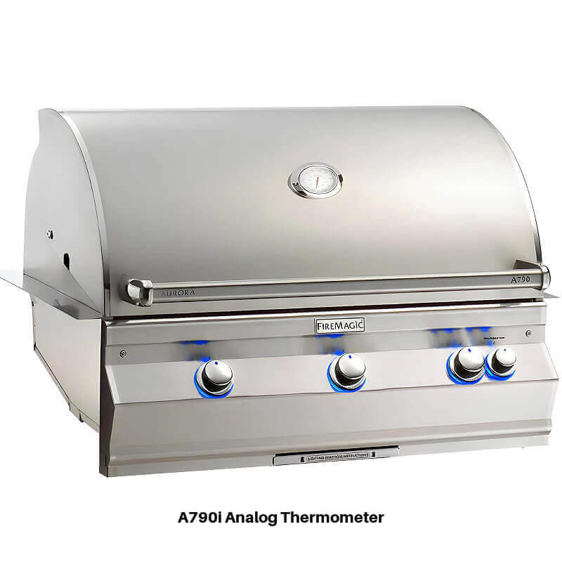 Fire Magic Aurora A790i 36-Inch Built-In Gas Grill With Analog Thermometer