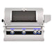 Fire Magic E660I Echelon Diamond 30 Inch Built-In Gas Grill w/ Analog Thermometer, Magic View Window, & Rotisserie