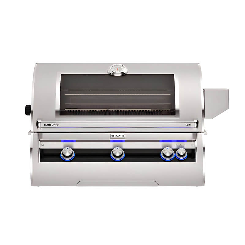 Fire Magic E790I Built-In Gas Grill with Analog Thermometer, Magic View Window, & Rotisserie
