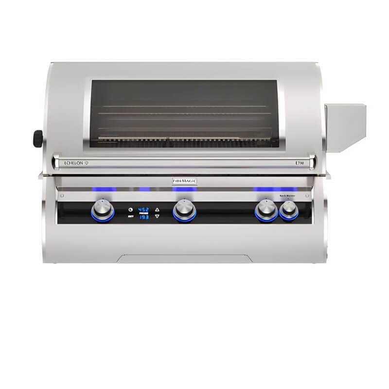 Fire Magic E790I Echelon Built-In Gas Grill with Digital Control, Magic View Window, & Rotisserie