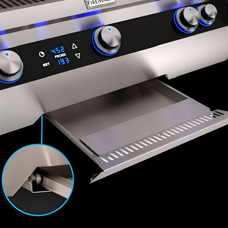 Fire Magic E790I Echelon Diamond Freestanding Gas Grill | Pull-Out Grease Tray
