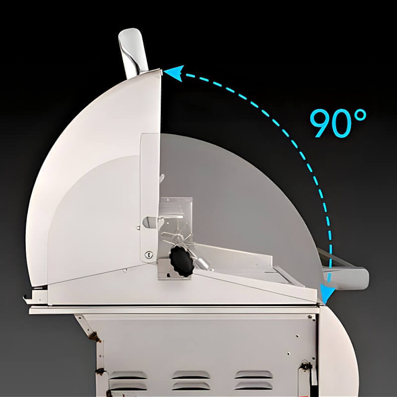 Fire Magic E790I Echelon Diamond 36-Inch Built-In Gas Grill | Grill Hood Opening 